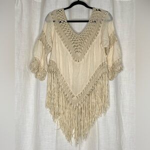 Boho Fringe Crochet Top